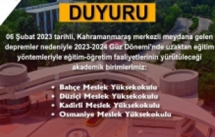 OKÜ'den 'uzaktan eğitim' kararı