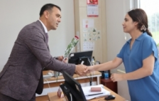 Silifke Belediye Başkanı Sadık Altunok'tan adliyeye ziyaret