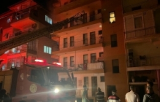 Alanya'da evde çıkan yangın hasara neden oldu