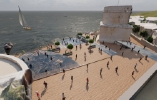 Antalya'da kazı çalışmaları tamamlanan Hıdırlık Kulesi'nin seyir terasıyla cazibesi artacak