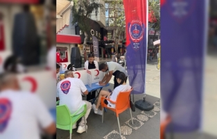 Antalya'da şehit aileleri ve gazilerden “100. yıl“ kan bağışı