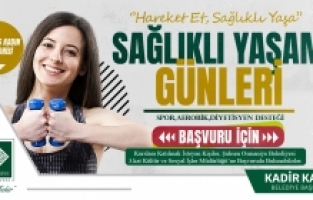 Belediyeden ‘Sağlıklı Yaşam Günleri’ projesi
