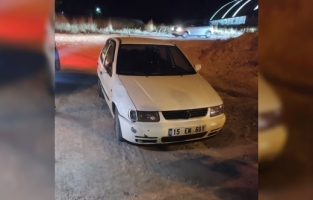 Burdur'da otomobilin çarptığı yaya yaralandı