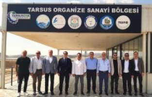 Gemlik'ten gelen heyet, Tarsus OSB'yi ziyaret etti