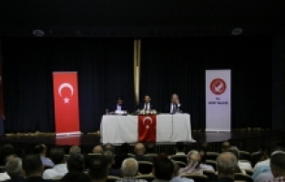 Hatay Valisi Mustafa Masatlı, muhtarlarla bir araya geldi