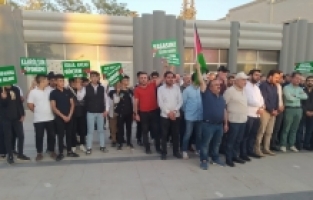 Kahramanmaraş'ta Filistinlilere destek amacıyla gösteri düzenlendi