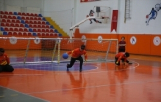 Kahramanmaraş'ta golbol turnuvası yapıldı