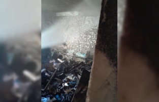 Mersin'de 14 katlı binada çıkan yangın kontrol altına alındı