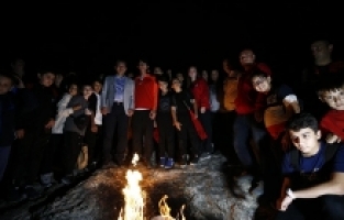 Milli okçu Mete Gazoz, Yanartaş'ta “Türkiye Yüzyılı“nın ateşini yaktı