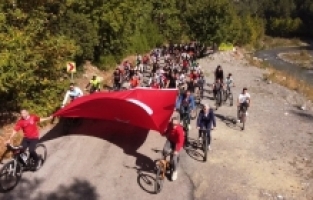 Pozantı'da bisiklet turu düzenlendi