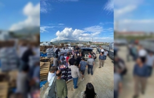 Samandağ'da çiftçilere ücretsiz 26 ton gübre verildi