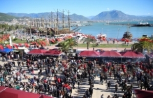 Alanya'da düzenlenen “Hamsi Festivali“ başladı