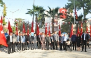 Büyük Önder Atatürk, Mersin'in ilçelerinde anıldı
