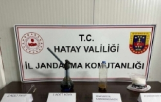 Hatay'da 1 kilo 115 gram sentetik uyuşturucu ele geçirildi