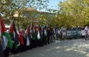 Kahramanmaraş'ta Filistin'e destek gösteri