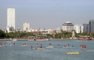Mersin'de Uluslararası Akdeniz Su Sporları Festivali başladı