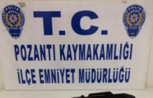 Pozantı'da aracında ruhsatsız av tüfeği bulunan kişi gözaltına alındı