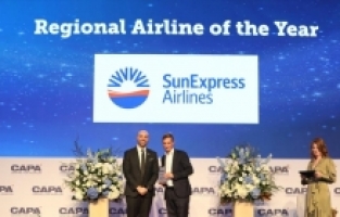 SunExpress'e “Yılın Bölgesel Hava Yolu“ ödülü