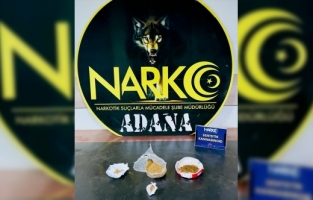 Adana'da uyuşturucu operasyonunda yakalanan 2 kişiden 1'i tutuklandı