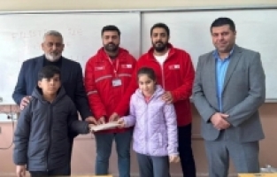 Altınözü'nde öğrenciler harçlıklarını Filistin'e bağışladı