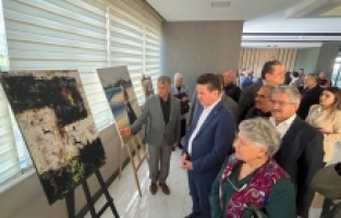 Antalya'da Alakır Uluslararası Sanat Festivali sergisi açıldı