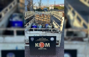 Hatay'da 3 bin 250 litre kaçak akaryakıt ele geçirildi