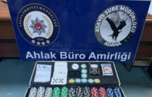 Adana'da 2023'te kumar oynayan 823 kişiye toplam 3,3 milyon lira ceza kesildi