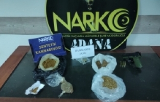 Adana'da uyuşturucu operasyonunda yakalanan 4 zanlı tutuklandı