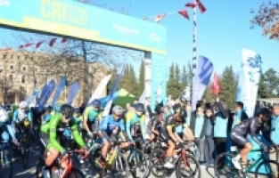 CRI Türkiye Kış Bisiklet Yarışları serisi Aspendos'ta başladı