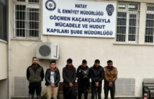Hatay'da 10 düzensiz göçmen yakalandı