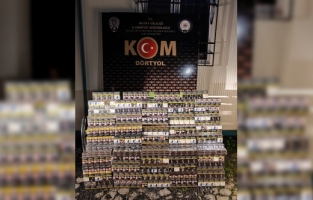 Hatay'da 1620 makaron ele geçirildi