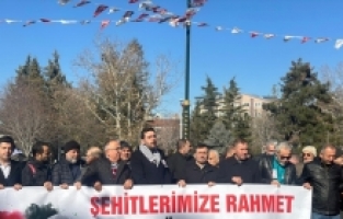 Isparta ve Burdur'da “Teröre lanet, Gazze için acil ateşkes“ etkinliği düzenlendi