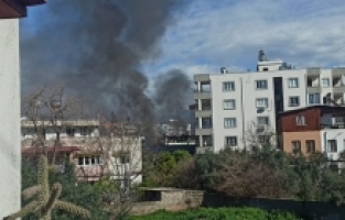 Klimadan çıkan yangın söndürüldü