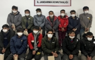 Osmaniye'de Jandarma 164 göçmen yakaladı