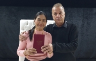 Taylandlı gelin ve Türk damat, Osmaniye'de evlendi