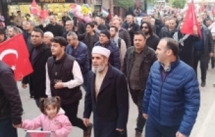 Teröre tepki, Gazze'ye destek yürüyüşü