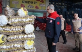 Adana'da patates ve soğan fiyatları denetlendi