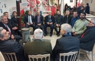 CGC Yönetimi, CHP Seçim İrtibat Bürosunu ziyaret etti