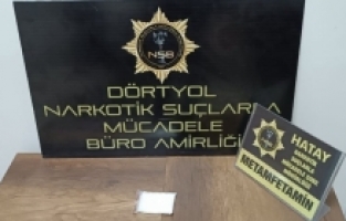 Dörtyol'da 49,09 gram sentetik uyuşturucu ele geçirildi