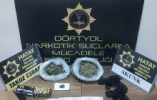 Hatay'da evinde uyuşturucu bulunan şüpheli gözaltına alındı