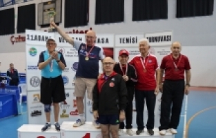 Adana 11. Uluslararası Veteran Masa Tenisi Turnuvası sona erdi