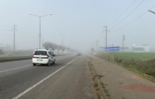 Adıyaman ve Kahramanmaraş'ta sis etkili oldu