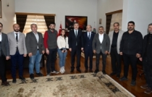 CGC Yönetiminin ilk ziyareti Vali Yılmaz’a 