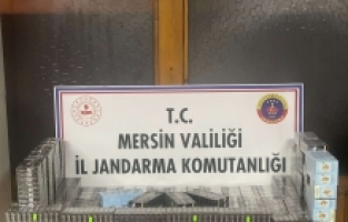 Mersin'de sigara kaçakçılığı iddiasıyla 2 şüpheli yakalandı