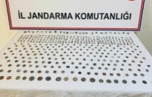 Osmaniye'de tarihi eser operasyonunda sikke ve objeler ele geçirildi