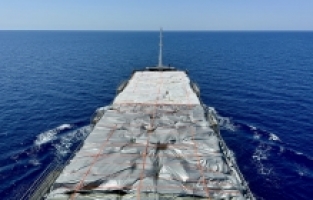 Gazze için uğurlanan “İyilik Gemisi“ Akdeniz'de yolculuğuna devam ediyor