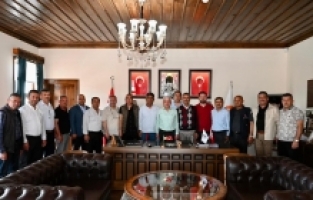 Muhtarlardan Başkan Geyikçi'ye ziyaret