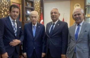 MHP'li başkanlardan Bahçeli'ye ziyaret