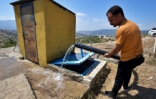 Osmaniye'de çobanın bulduğu su kaynakları 130 haneli köyün ihtiyacını karşılıyor