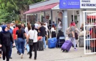 Osmaniye GSB Yurtlarına yerleşen öğrenciler karşılandı